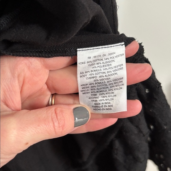 :Price Firm: Anthropologie Mixed Lace Crochet Duster - Picture 10 of 12